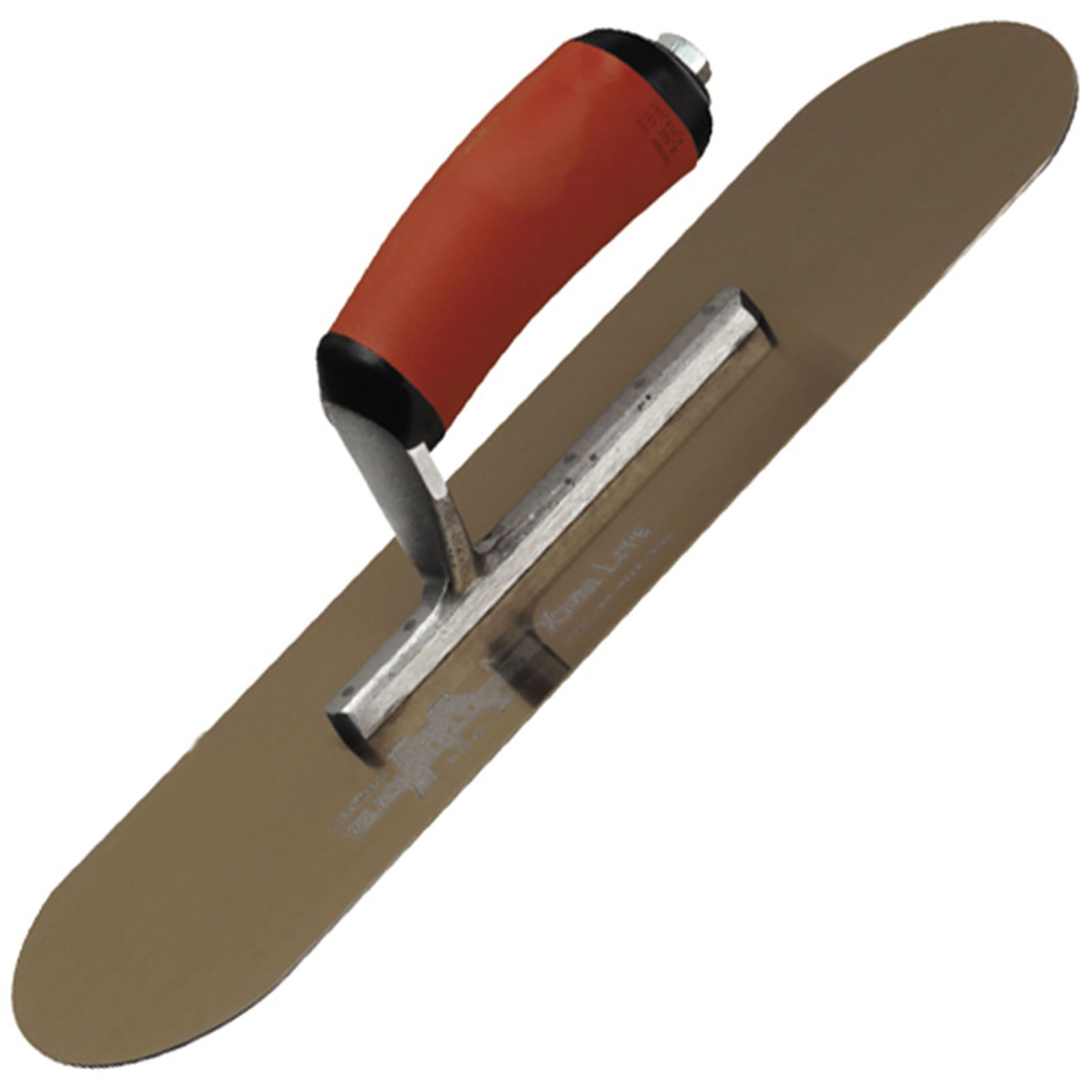 Marshalltown 16"x4 1/2" Gold Stainless Steel Pool Trowel DuraSoft Handle Marshalltown 16"x4 1/2" Gold Stainless Steel Pool Trowel DuraSoft Handle