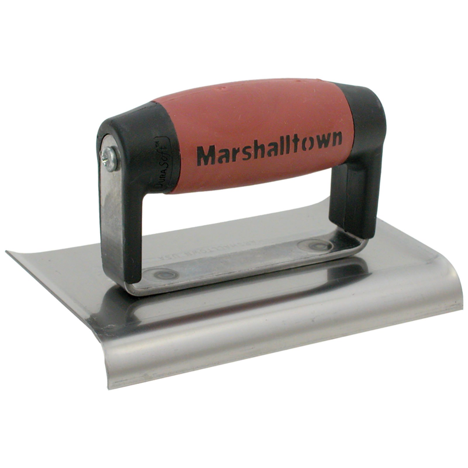 Marshalltown 6"x3" Cement Edger Curved Ends 3/8 Radius DuraSoft Handle  Marshalltown 6"x3" Cement Edger Curved Ends 3/8 Radius DuraSoft Handle