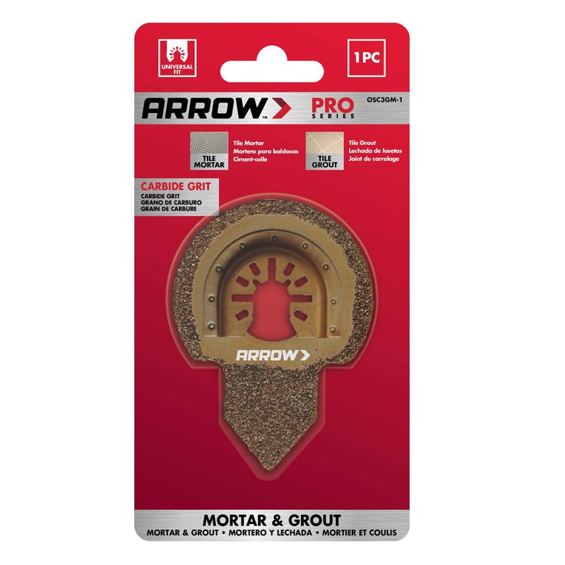 Arrow Grout & Mortar Remover Oscillating Blade Arrow Grout & Mortar Remover Oscillating Blade
