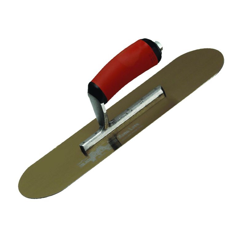 Marshalltown 14"x4" Gold Stainless Steel Pool Trowel DuraSoft Handle 