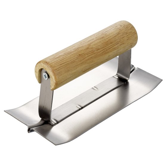 RST 6"x3" Groover Trowel Wood Handle Rollins & Sons (London) Ltd