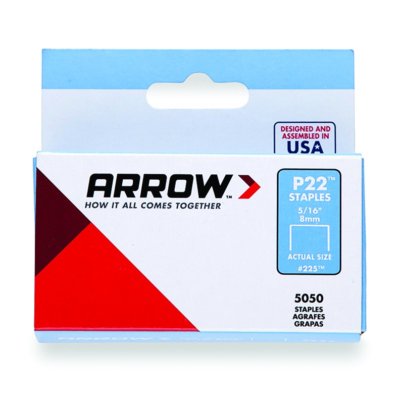 Arrow P22 Staples 8mm 5/16" (5,050)