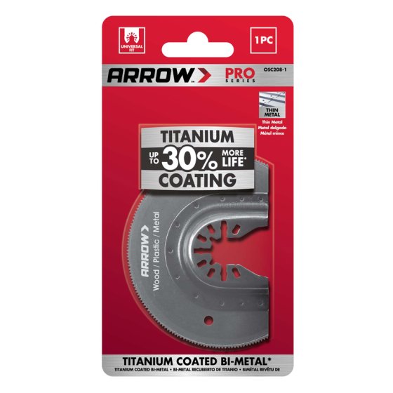 Arrow Titanium Coated Oscillating Blade x 1 Rollins & Sons (London) Ltd