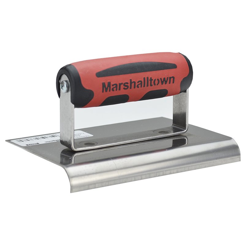 Marshalltown 6" x 4 3/4" Stainless Steel Edger DuraSoft Handle Marshalltown 6" x 4 3/4" Stainless Steel Edger DuraSoft Handle