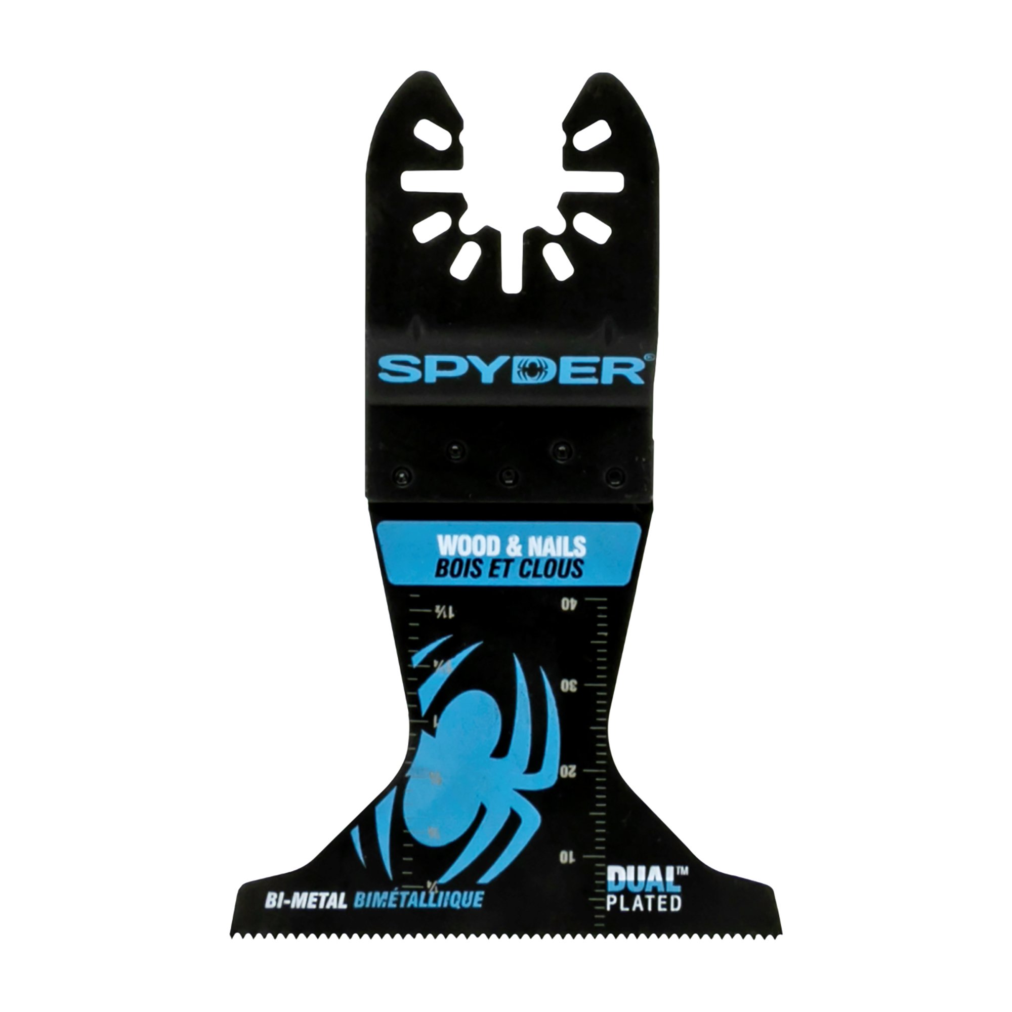 Spyder 2.5" x 2" Bi-Metal Wood and Nail Oscillating Blade Spyder 2.5" x 2" Bi-Metal Wood and Nail Oscillating Blade