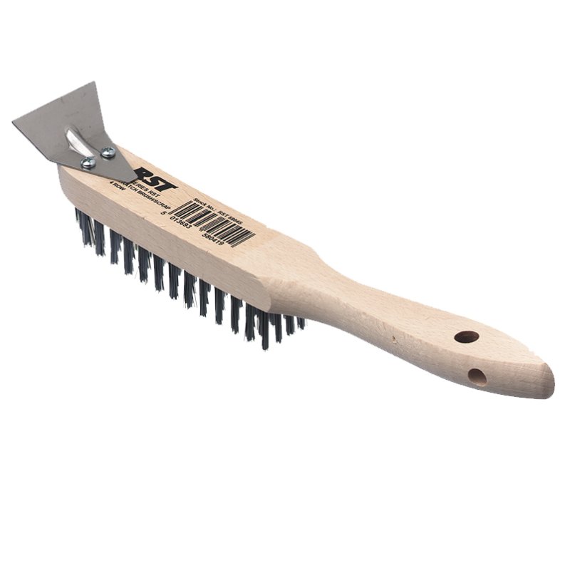 RST 4 Row Scratch Brush with Scraper Rollins & Sons (London) Ltd