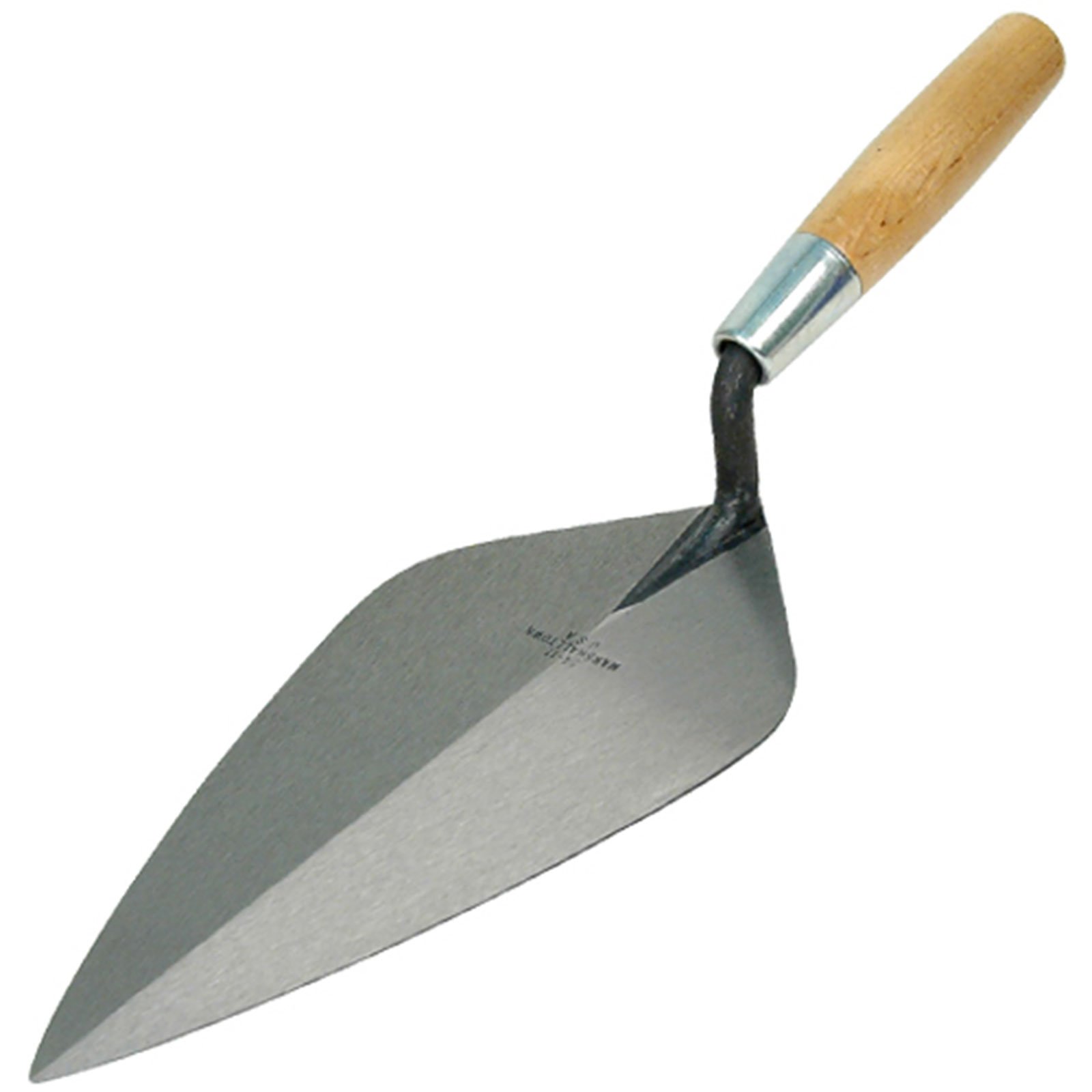 Marshalltown 10 1/2" Wide London Brick Trowel Wood Handle 