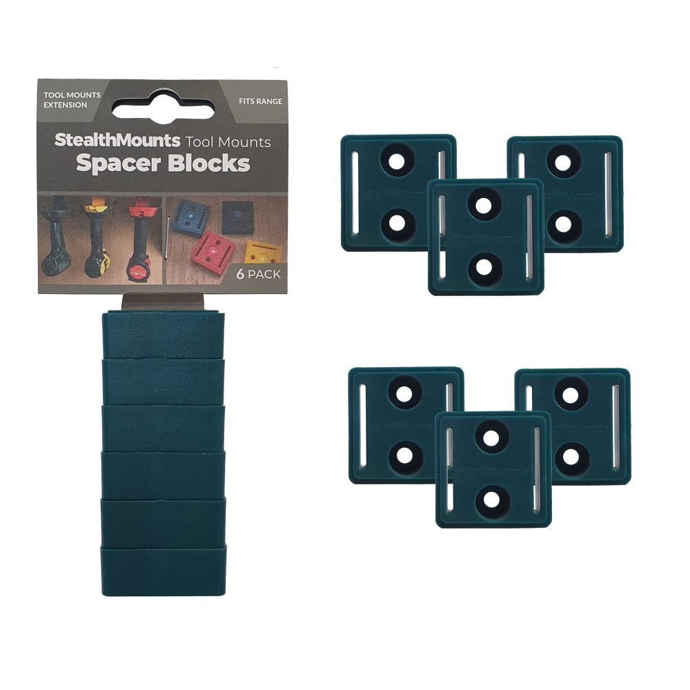 StealthMounts Tool Spacer (12mm) for Makita LXT x 6 StealthMounts Tool Spacer (12mm) for Makita LXT x 6