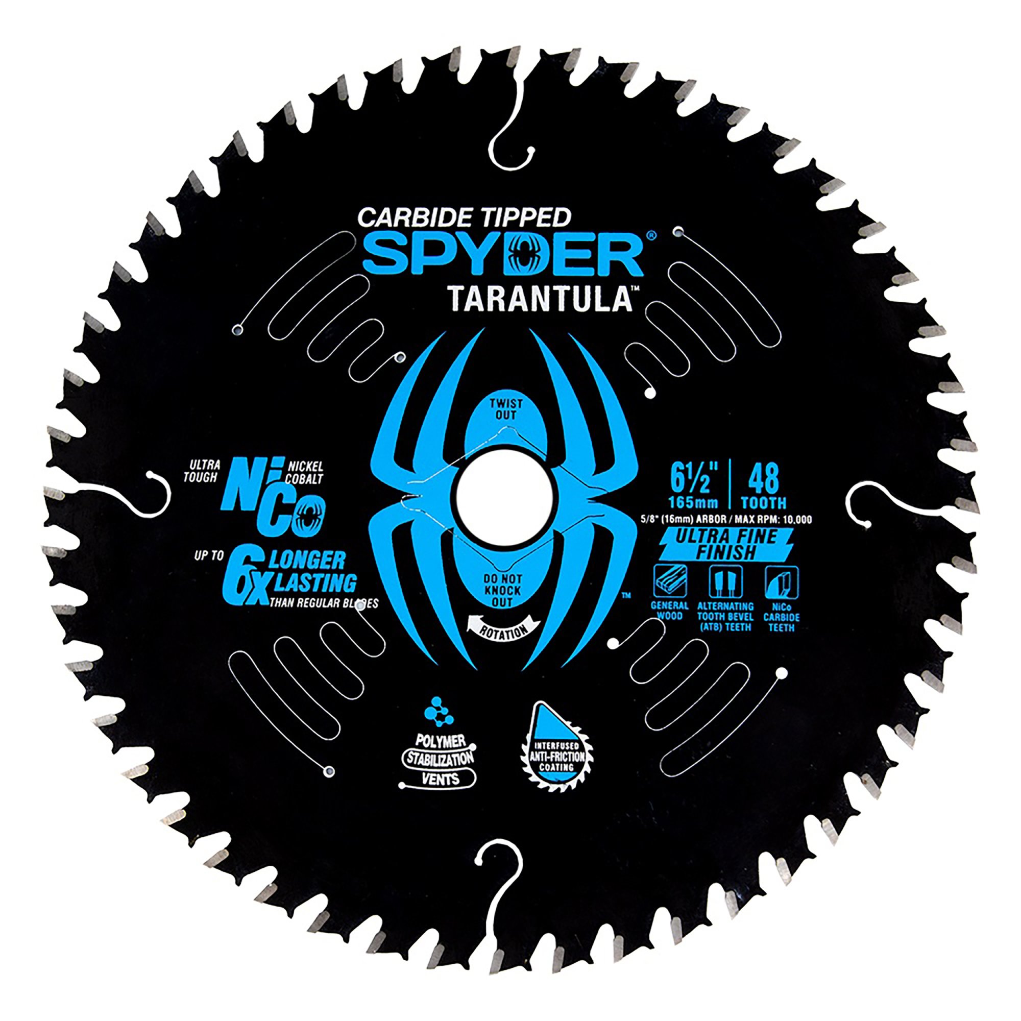 Spyder Circular Saw Blade 165mm 48T Fine (20A) Spyder Circular Saw Blade 165mm 48T Fine (20A)