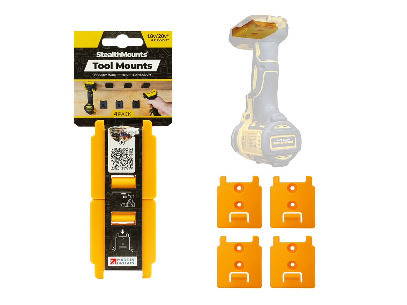 S.Mounts Tool Mounts for DeWalt XR x 4