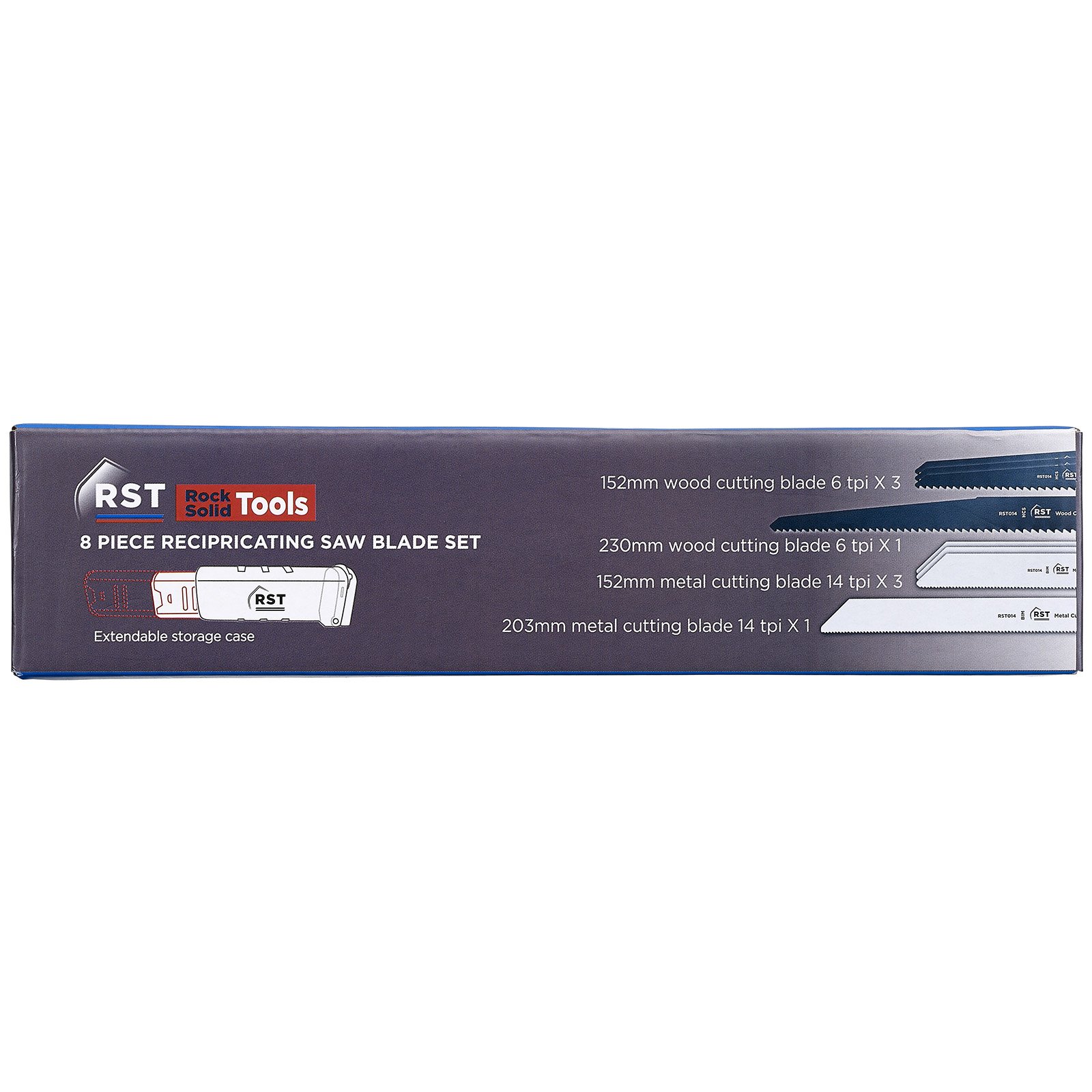 RST 8 Piece Reciprocating Saw Blade Set