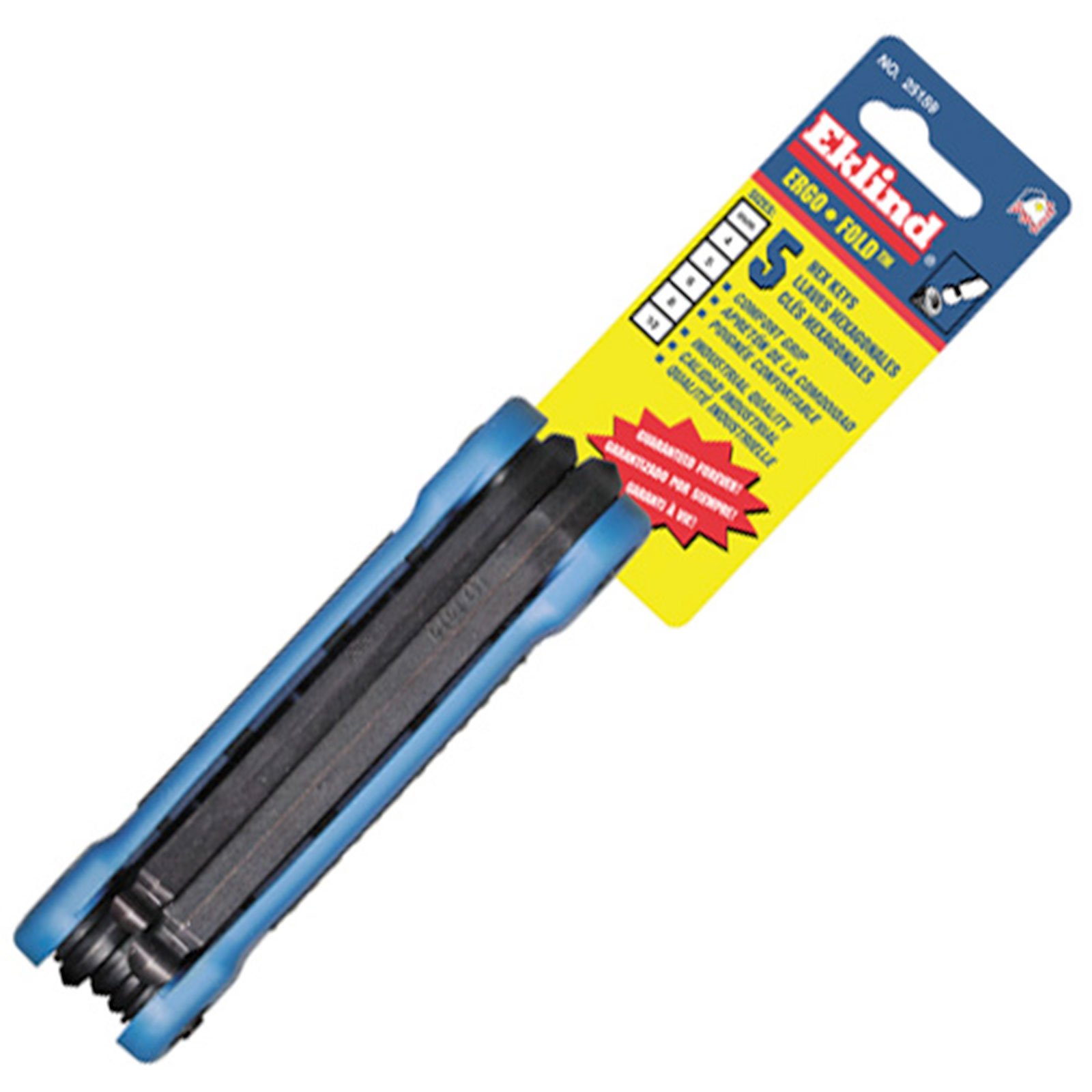 Eklind Metric 5pc Ergo-Fold Ball-End Key Set