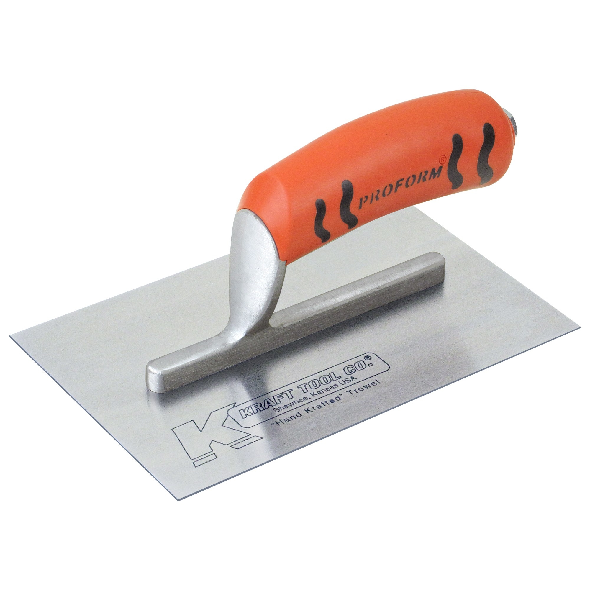 Kraft 8"x3" SS Steel Midget Trowel ProForm Handle