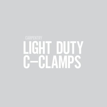Light Duty C-Clamps