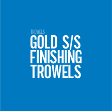 Gold Stainless Finishing Trowels