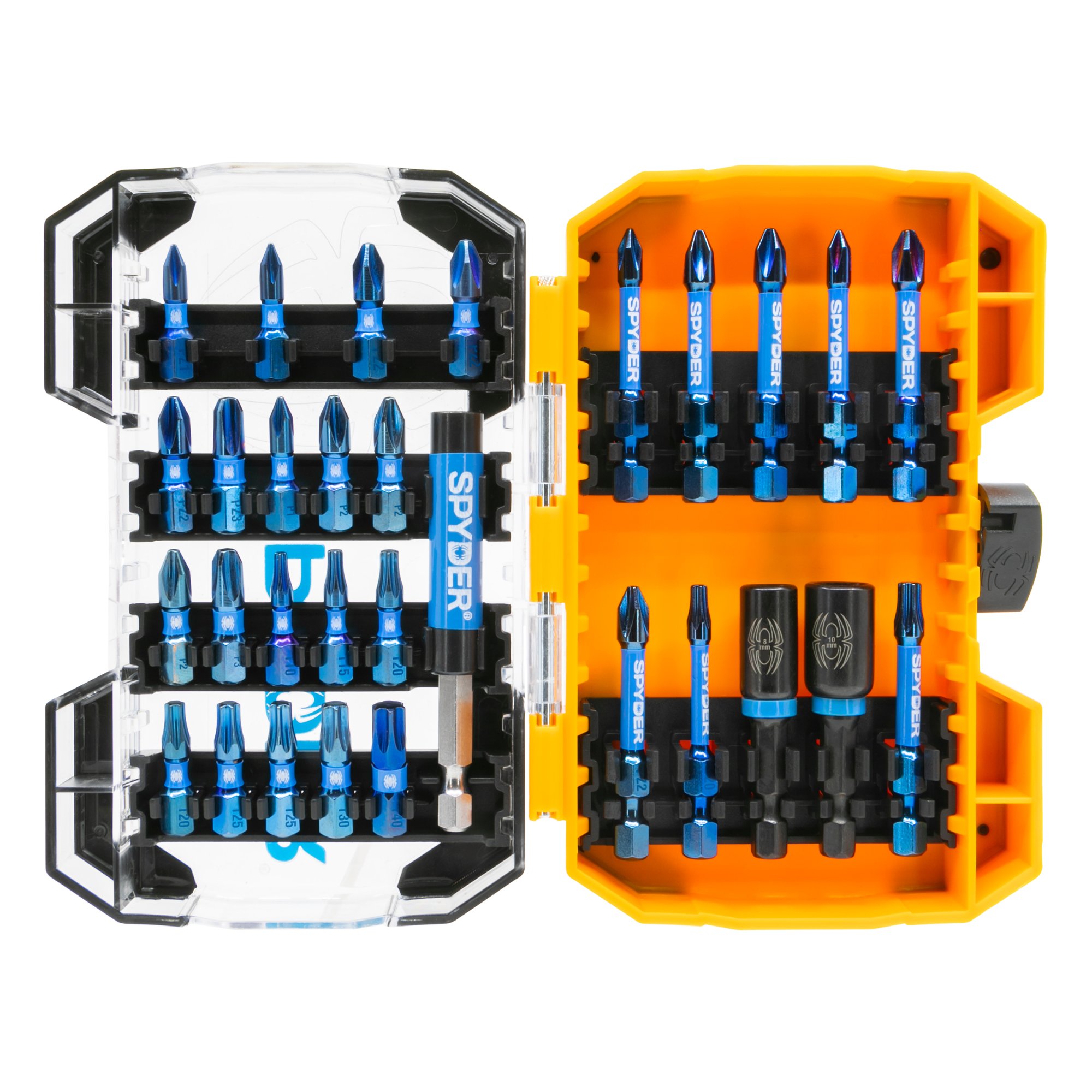 Spyder 30-Piece Mach-Blue Impact Bit Set with Case Spyder 30-Piece Mach-Blue Impact Bit Set with Case