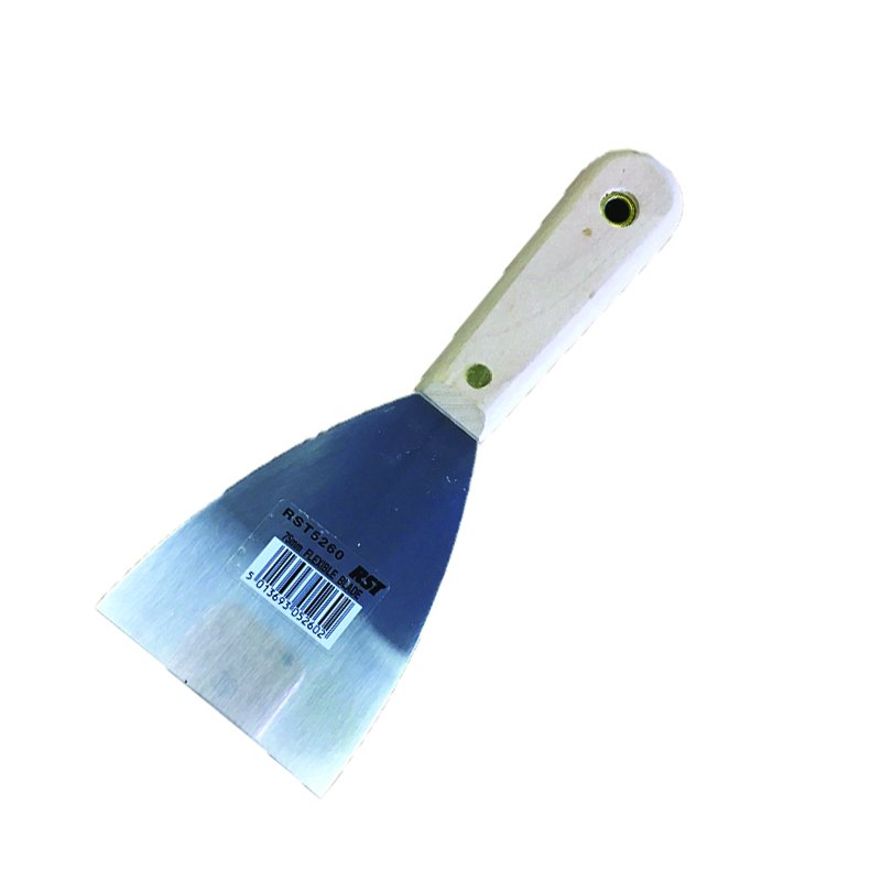 RST 75mm Filling Knife Wood Handle