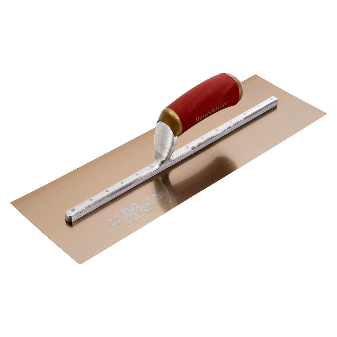 Marshalltown 16"x5" Gold Stainless Steel PermaShape Finishing Trowel DuraSoft Handle 