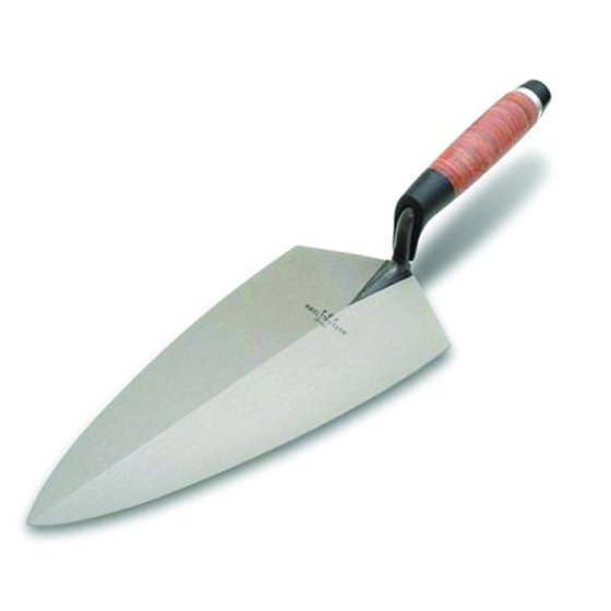 Marshalltown 13" London Brick Trowel Leather Handle Rollins & Sons (London) Ltd