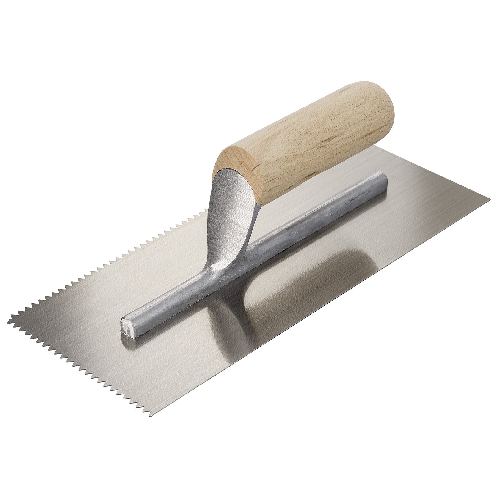 RST 11"x4 1/2" V 5mm Notched Trowel Wood Handle RST 11"x4 1/2" V 5mm Notched Trowel Wood Handle