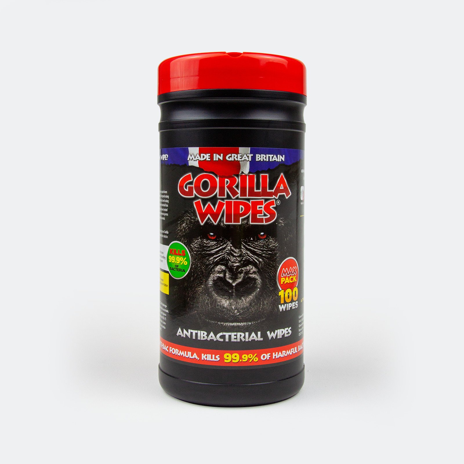 Gorilla Wipes Tub (100 wipes) Gorilla Wipes Tub (100 wipes)