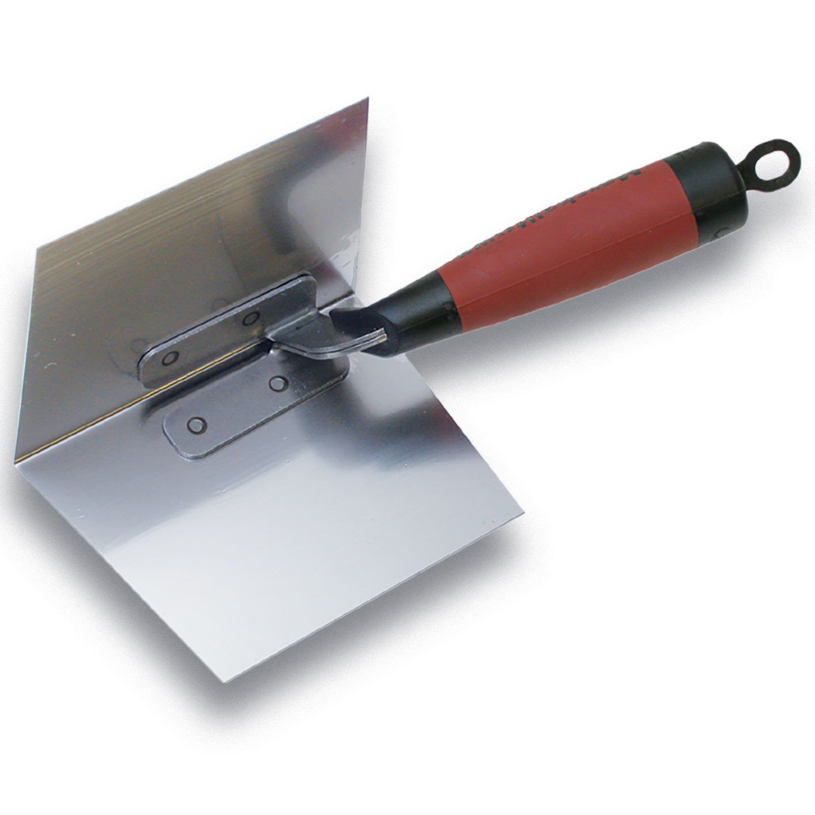 Marshalltown 5"x3 3/4" 90 Degree Stainless Steel Inside Corner Trowel DuraSoft Handle 