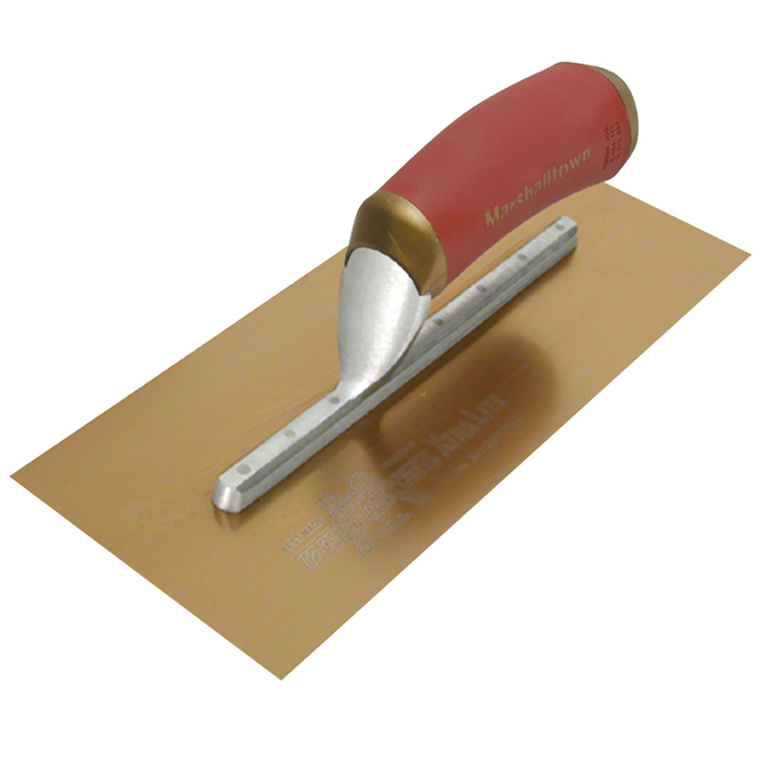 Marshalltown 13"x5" Gold Stainless Steel DuraFlex Trowel DuraSoft Handle  Marshalltown 13"x5" Gold Stainless Steel DuraFlex Trowel DuraSoft Handle