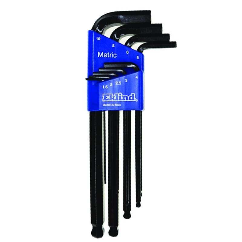 Eklind Metric 9pc Ball End Hex-L Key Set