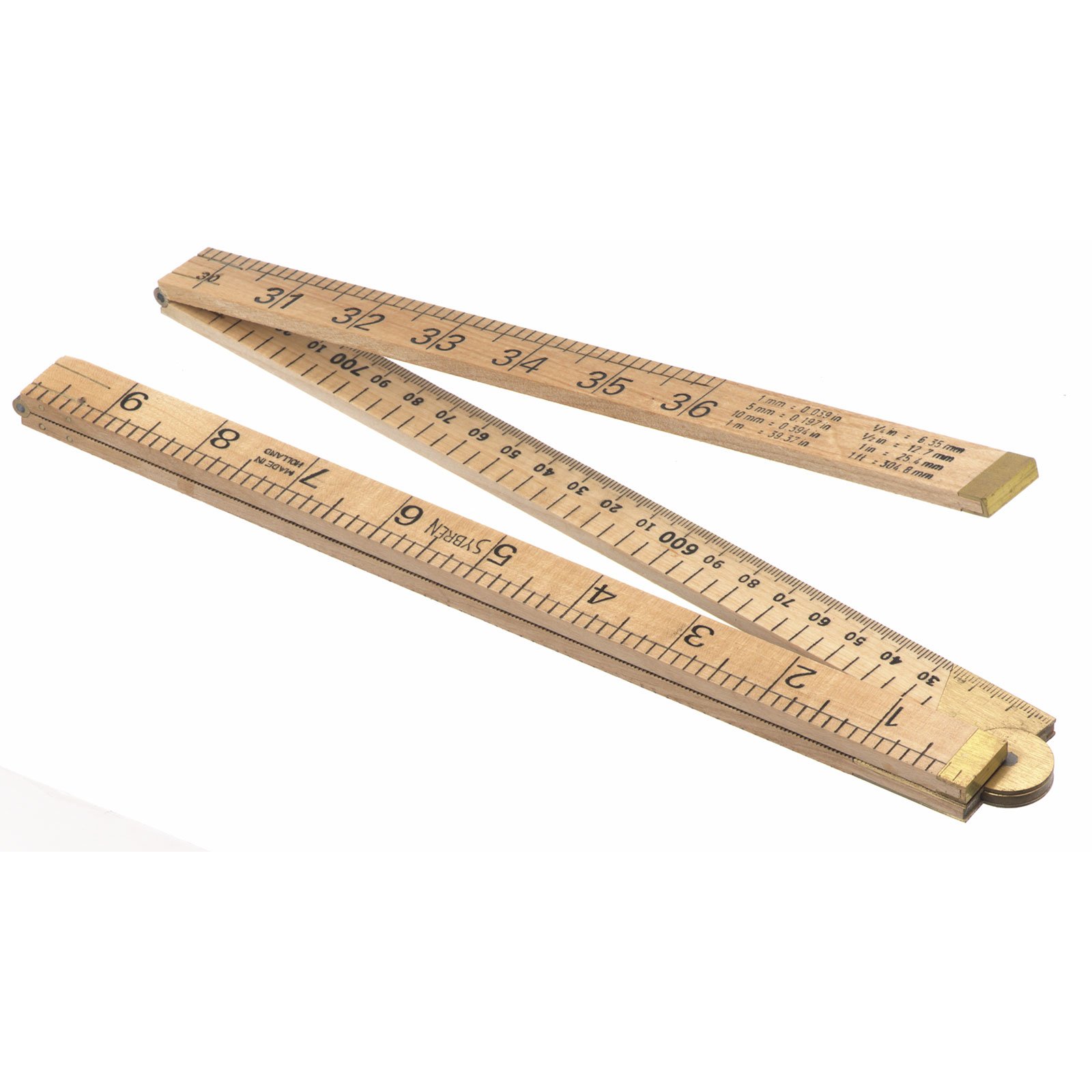 RST 1 Metre Hardwood Folding Rule (Blister Packed) RST 1 Metre Hardwood Folding Rule (Blister Packed)