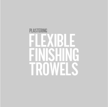 Flexible Finishing Trowels 