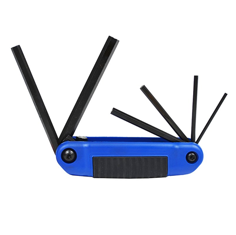 Eklind Metric 6pc Ergo-Fold Hex Key Set, Long