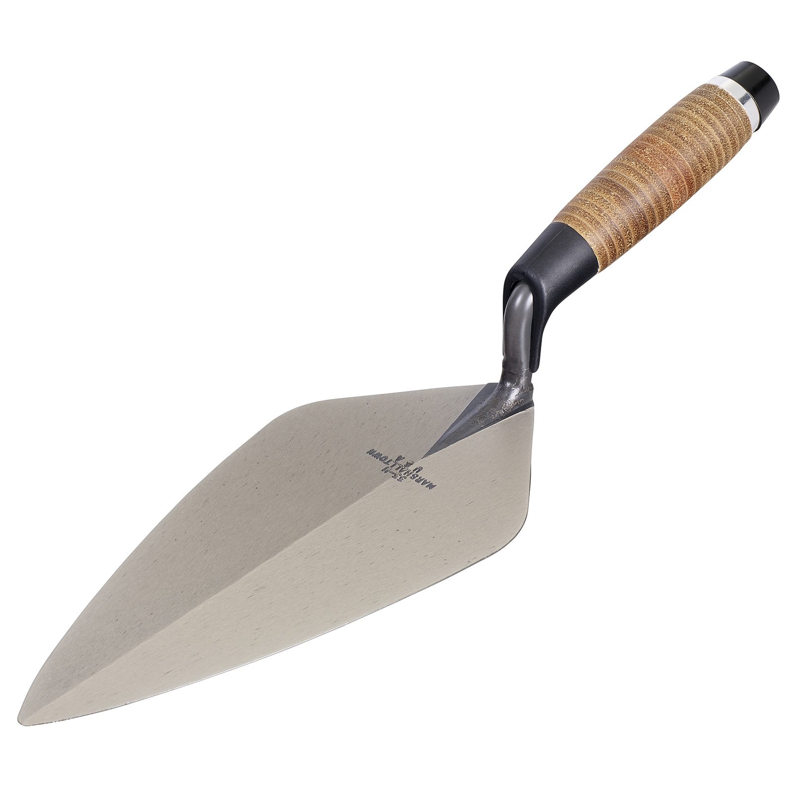 Marshalltown 11" London Brick Trowel Leather Handle 