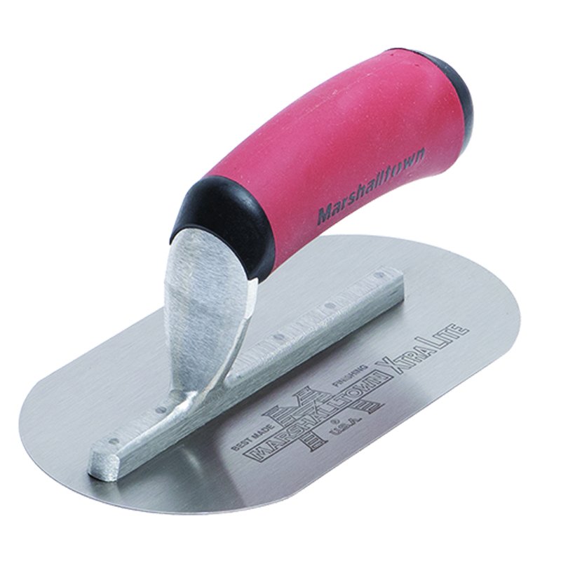 Marshalltown 7 1/2"x4" Round Wall Form Trowel DuraSoft Handle