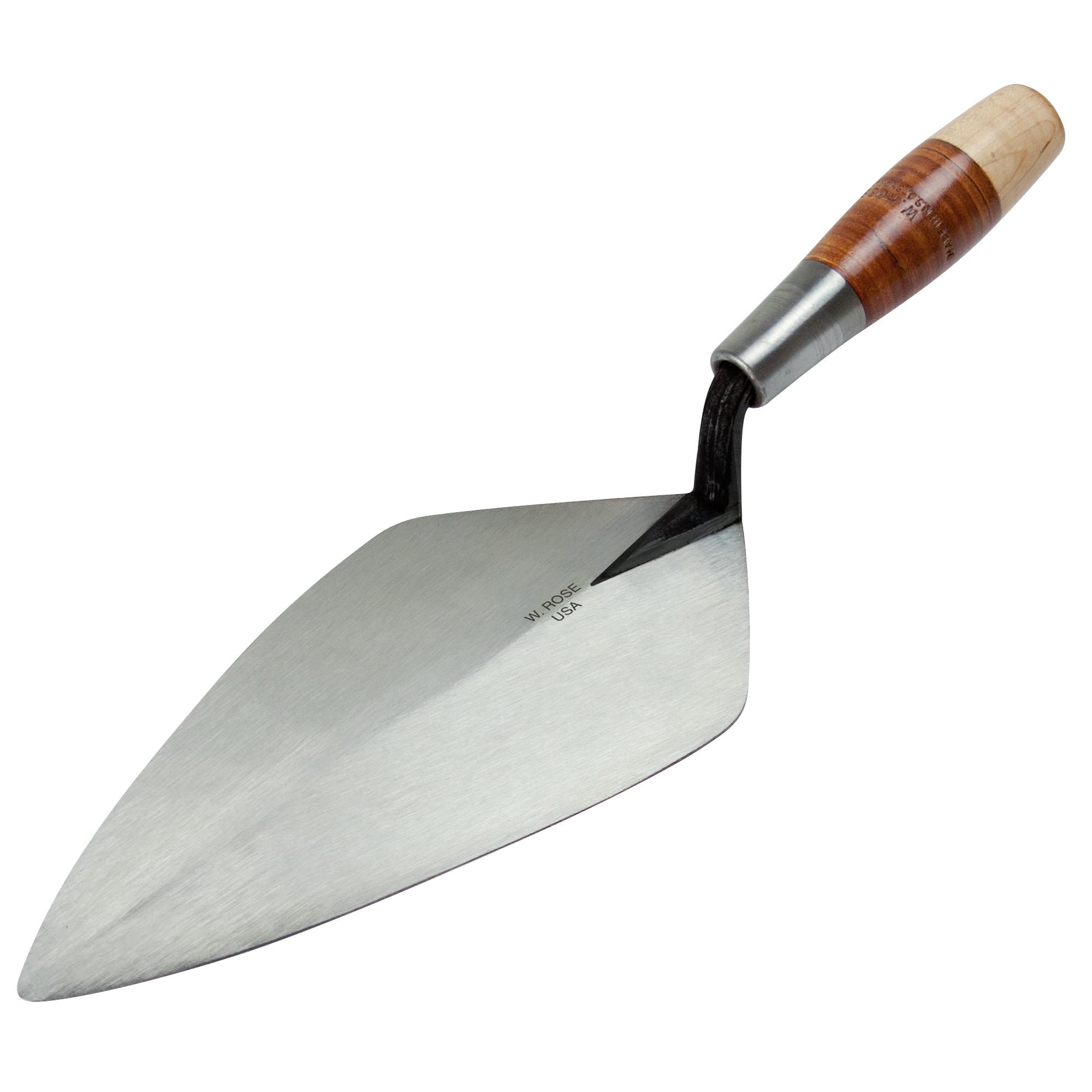 W.Rose  9-1/2"Wide London Brick Trowel Leather Handle