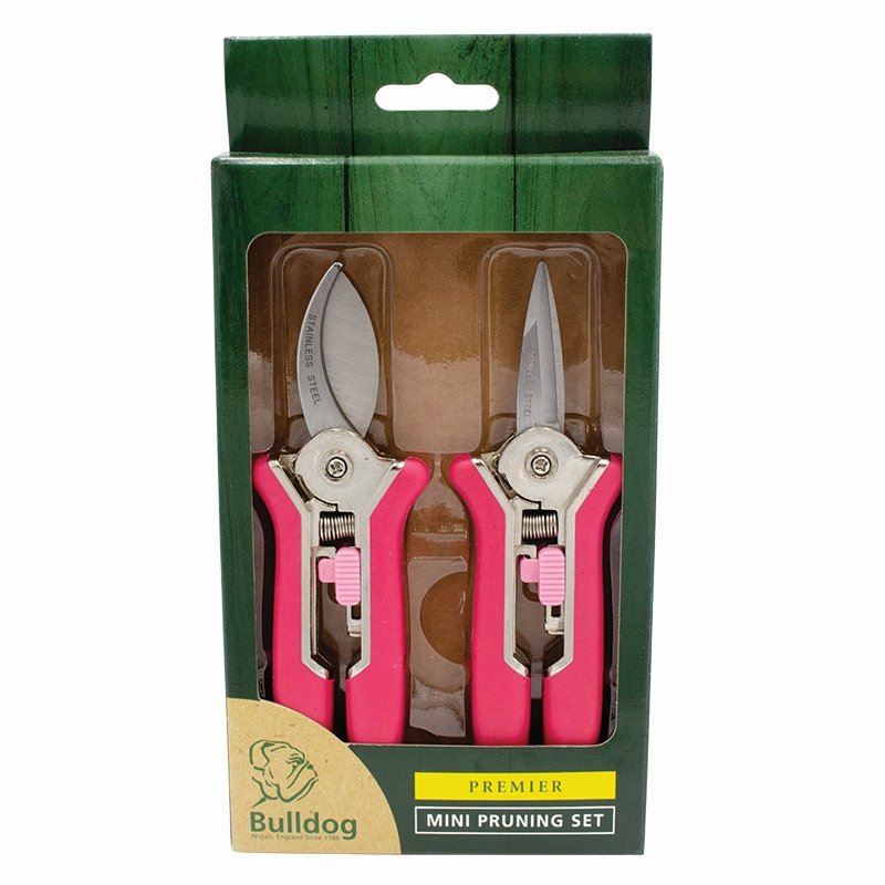 Bulldog Premier Pink Mini Pruning Set