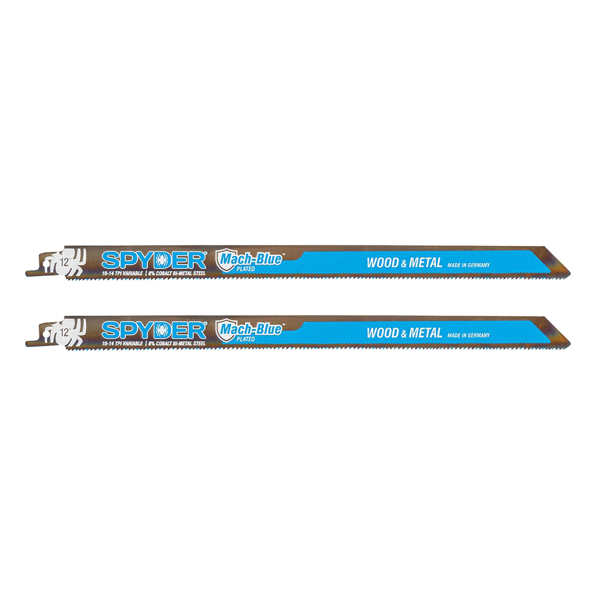 Spyder 12" 10/14TPI Bi-Metal Recip Blade (2 Pack) Spyder 12" 10/14TPI Bi-Metal Recip Blade (2 Pack)