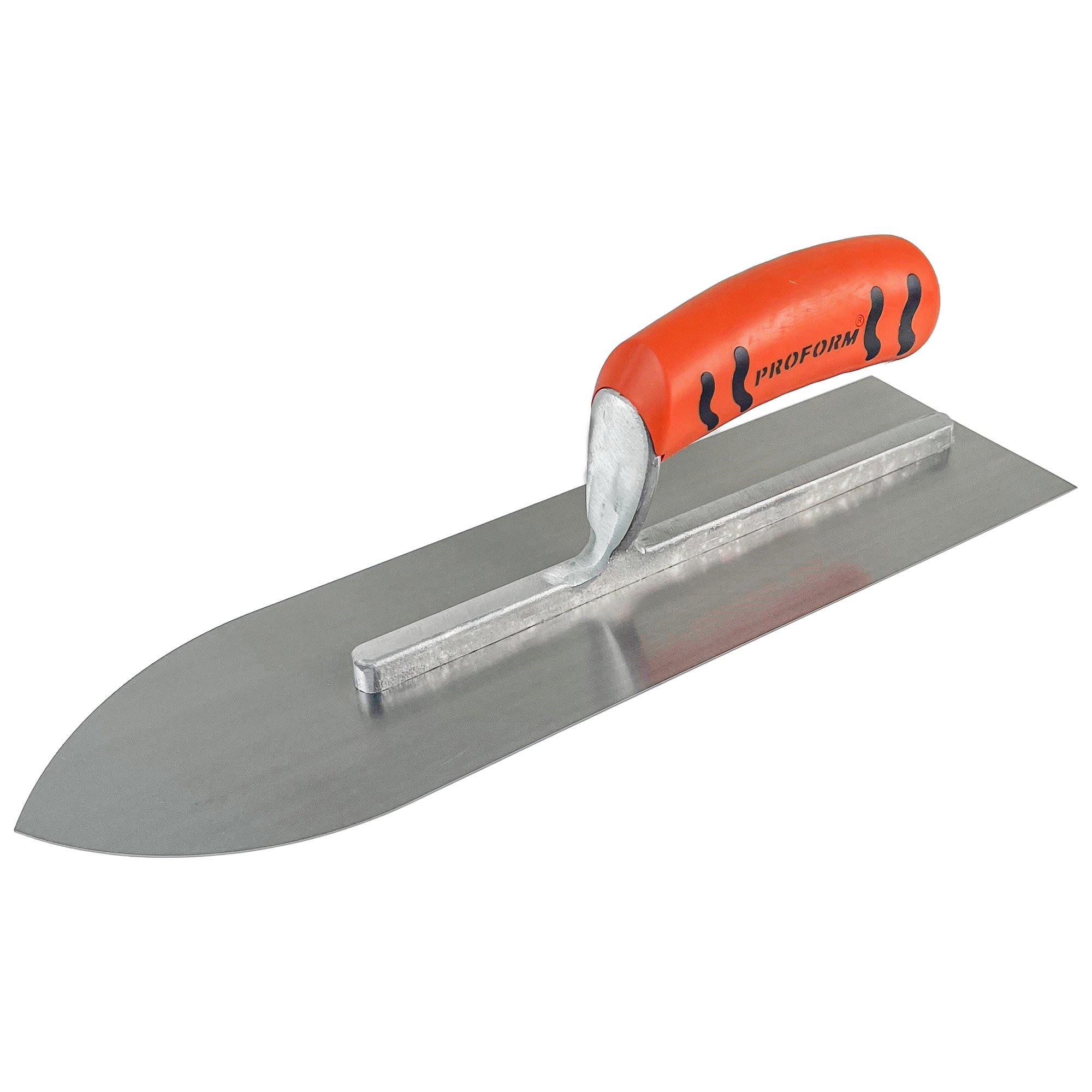 Kraft 14"x4" Carbon Steel Floor Trowel ProForm Handle