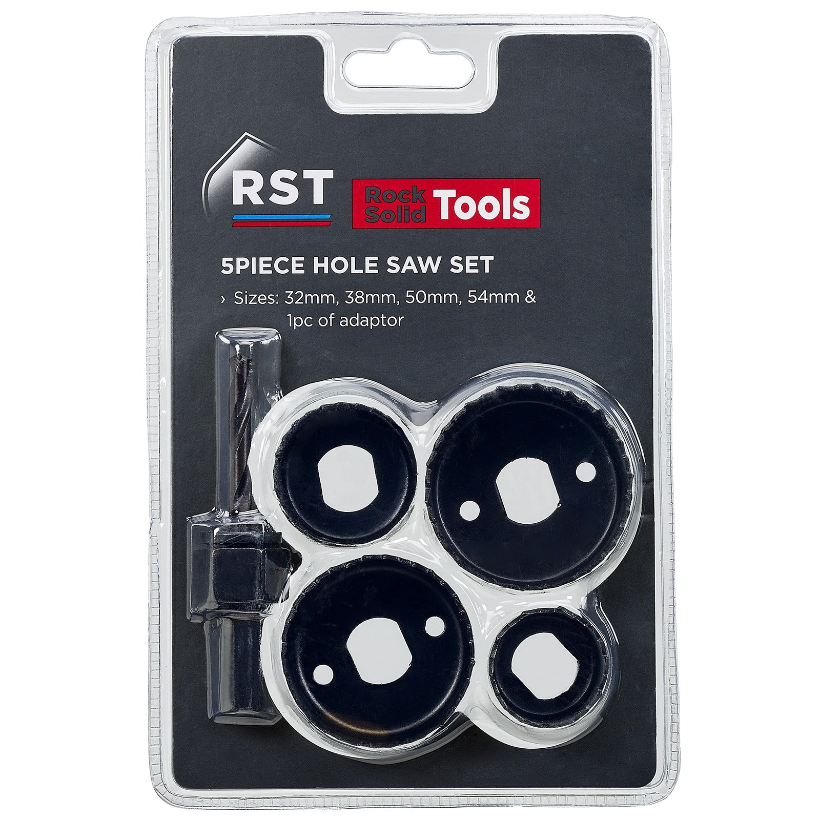 RST 5 Piece Hole Saw Set
