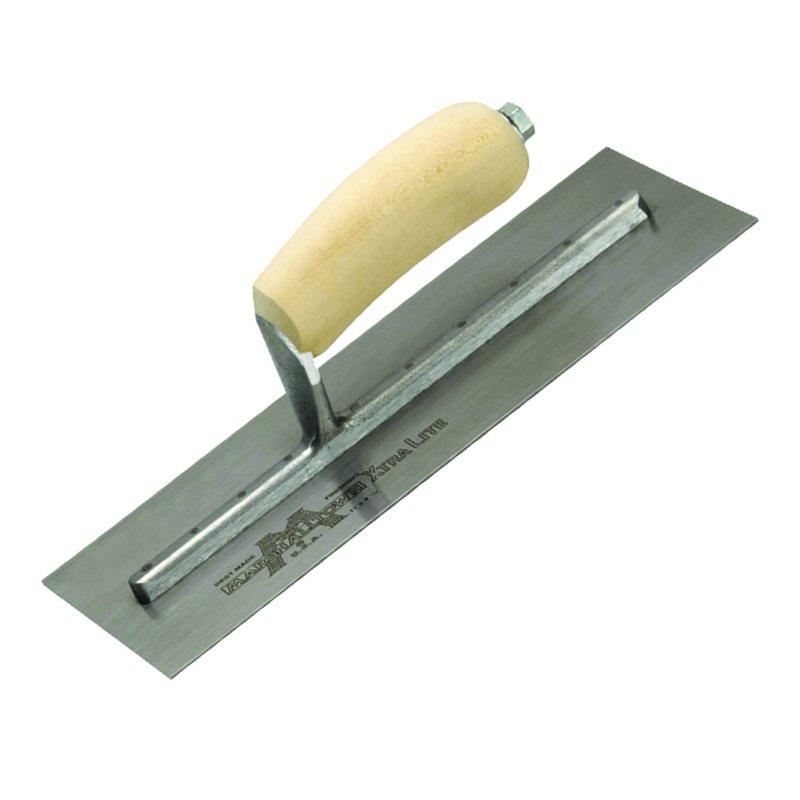 Marshalltown 11"x4 3/4" Finishing Trowel Wood Handle  Marshalltown 11"x4 3/4" Finishing Trowel Wood Handle