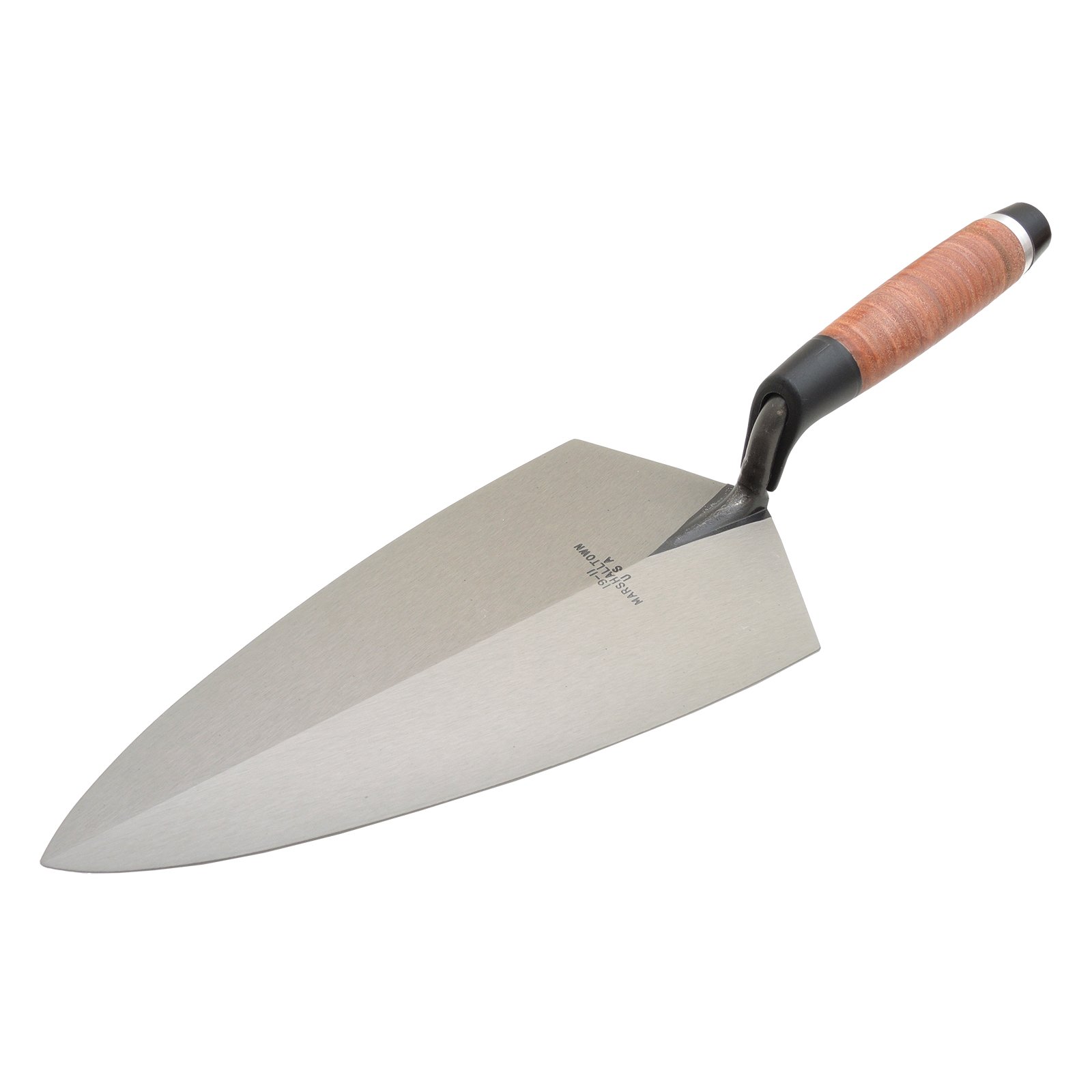 Marshalltown 12" Philadelphia Brick Trowel Leather Handle 