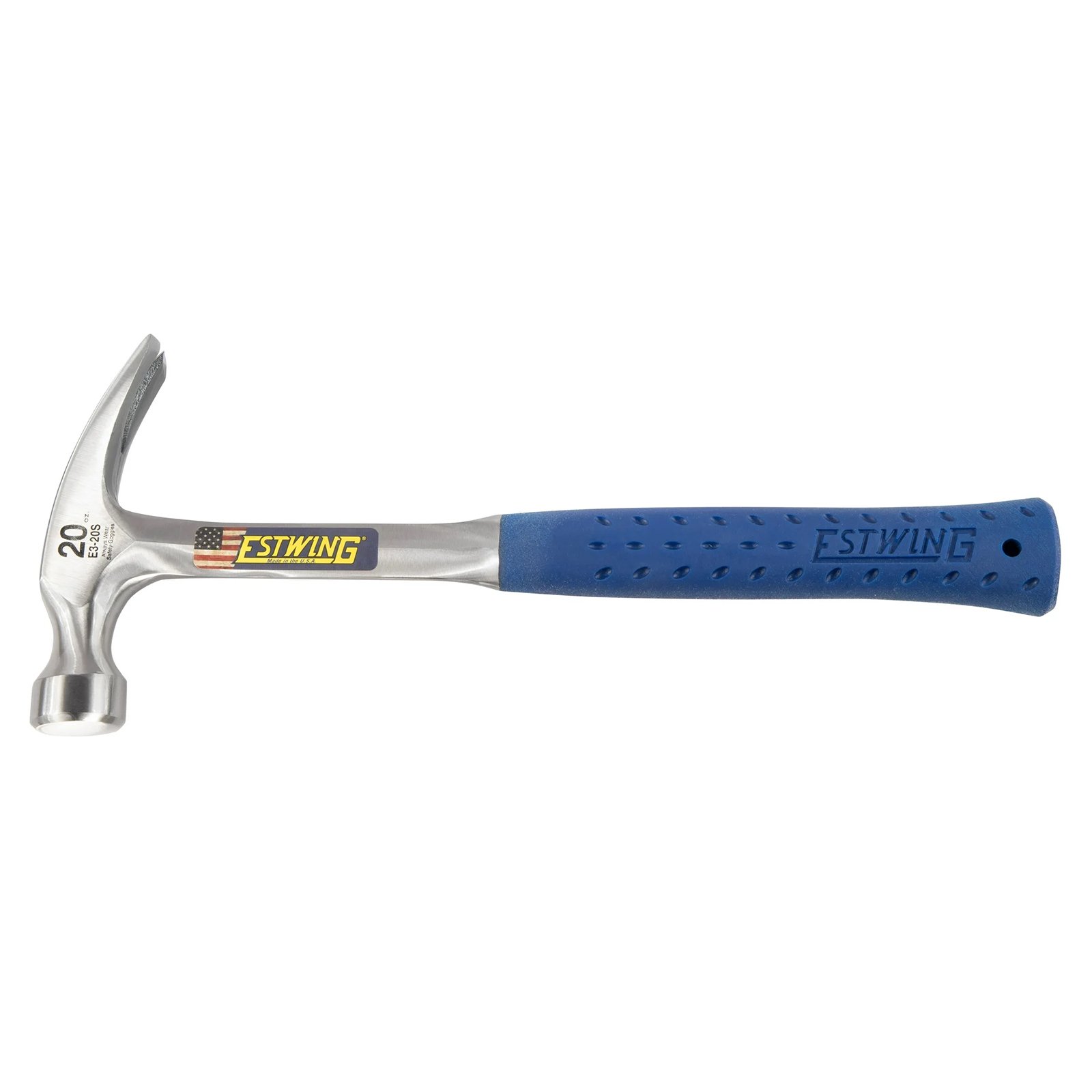 Estwing 20oz Vinyl Grip Straight Claw Hammer Estwing 20oz Vinyl Grip Straight Claw Hammer