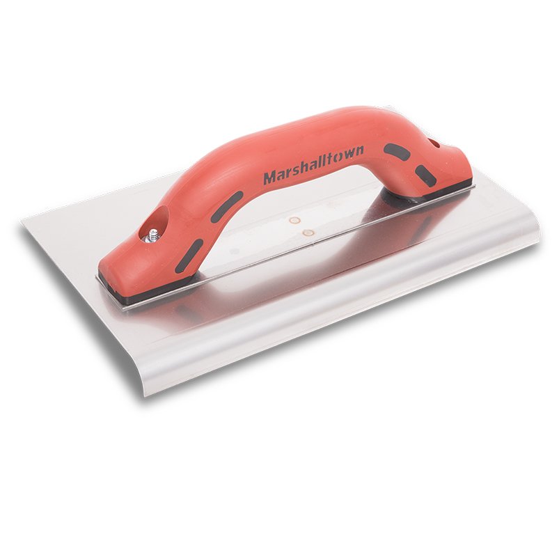 Marshalltown 10"x6" Big 'I' Stainless Steel Edger 3/4"R 31/32"L DuraSoft Handle Marshalltown 10"x6" Big 'I' Stainless Steel Edger 3/4"R 31/32"L DuraSoft Handle