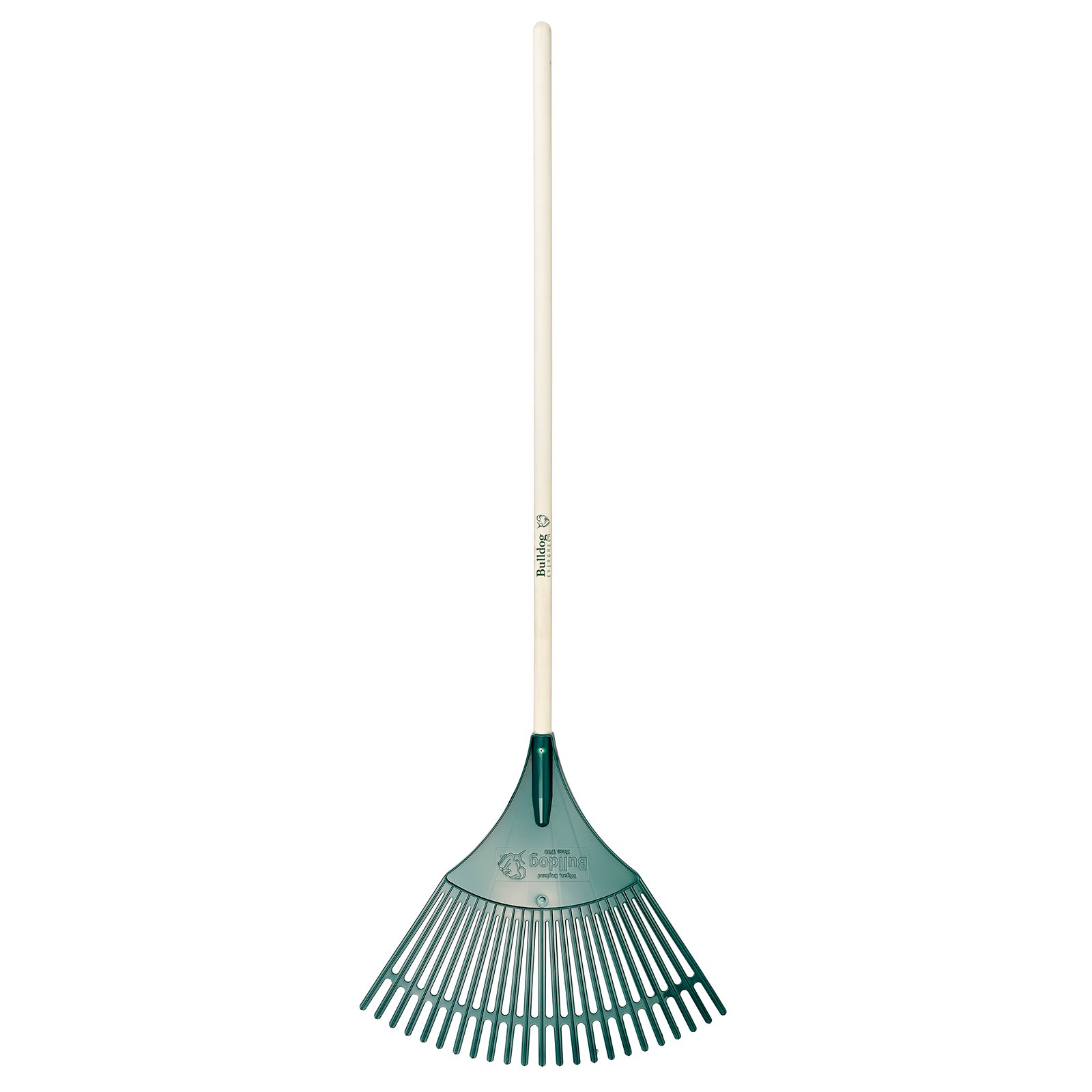 Bulldog Evergreen Plastic Rake 48" Wood Bulldog Evergreen Plastic Rake 48" Wood