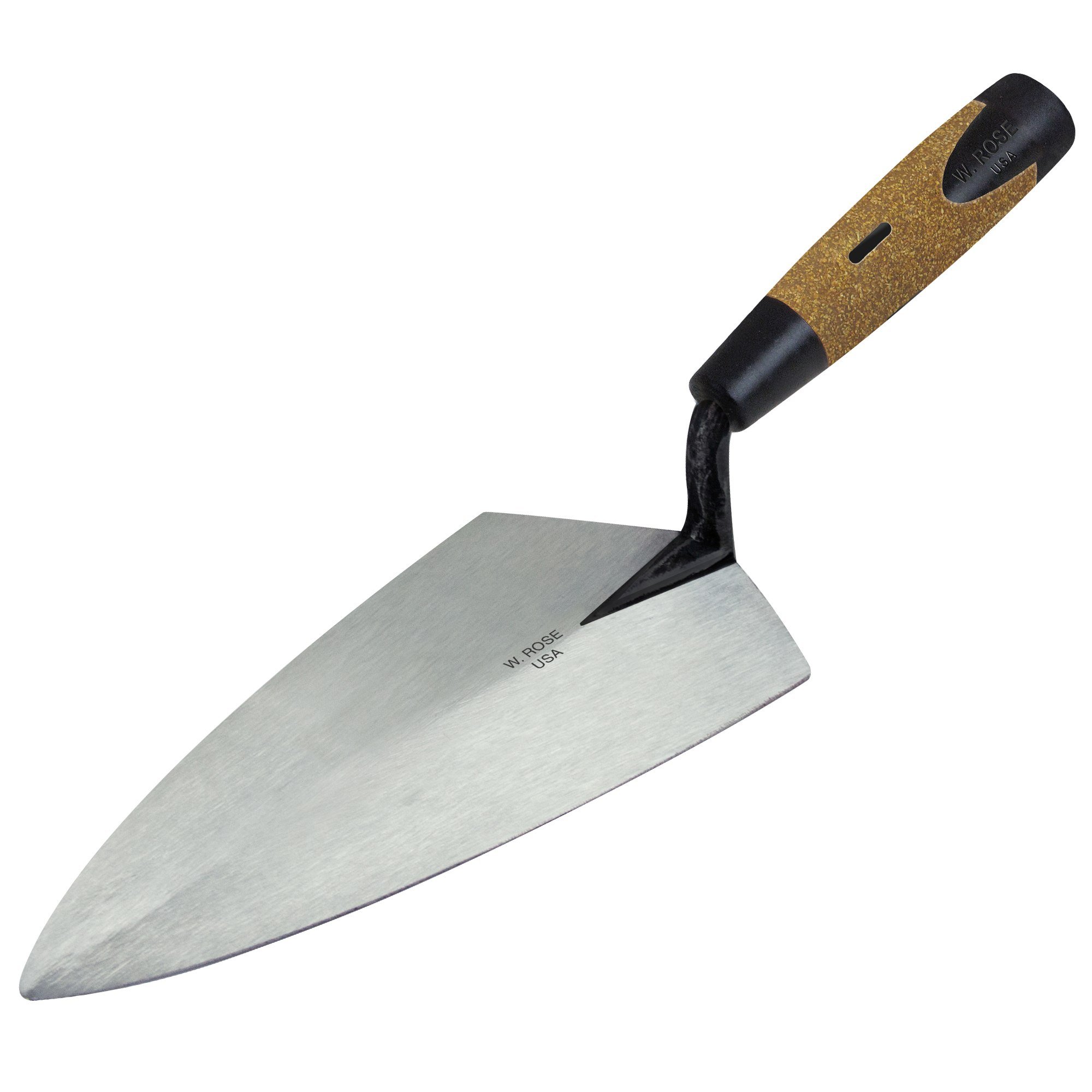 W.Rose 10"Philadelphia Brick Trowel Cork Handle