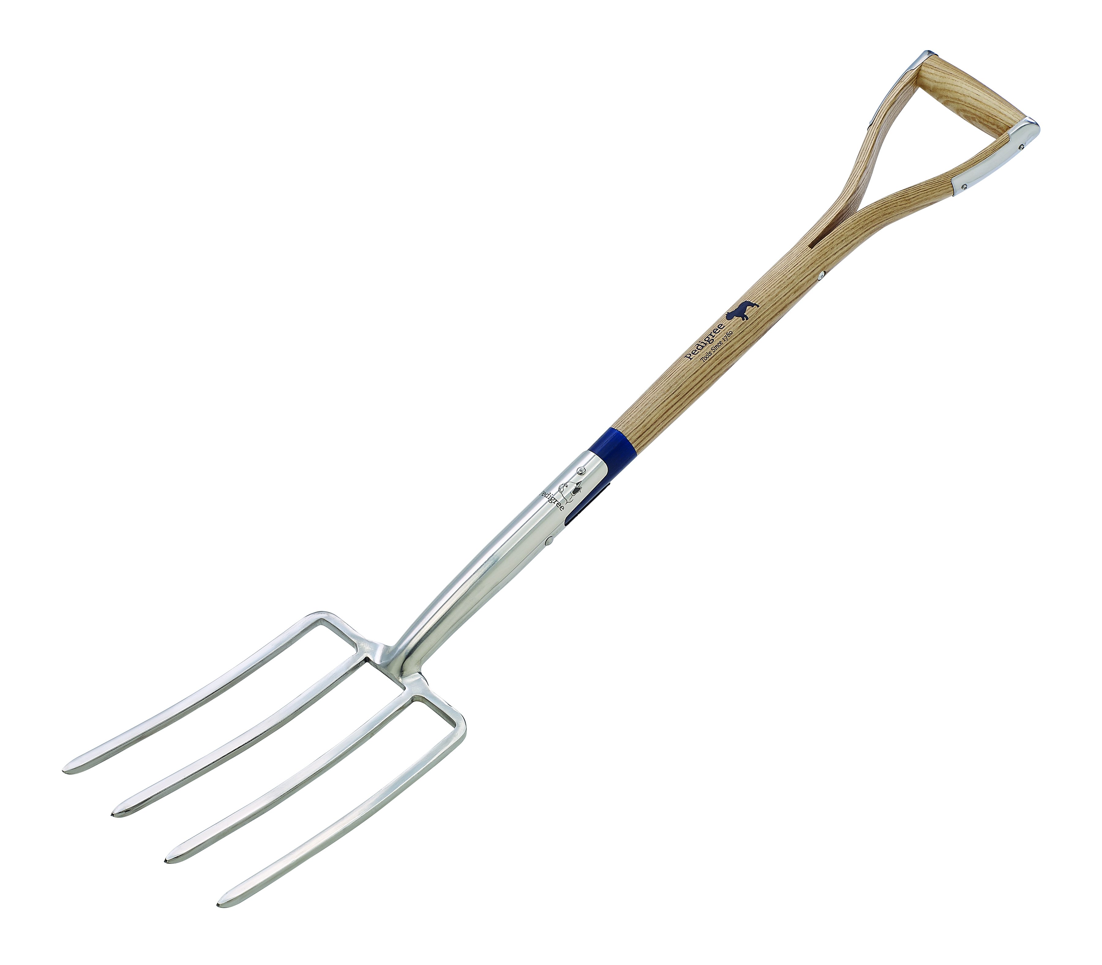 Pedigree Stainless Steel Digging Fork 28" Wood Pedigree Stainless Steel Digging Fork 28" Wood