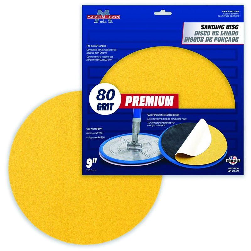 Marshalltown 80 Grit Premium Sanding Disc Marshalltown 80 Grit Premium Sanding Disc