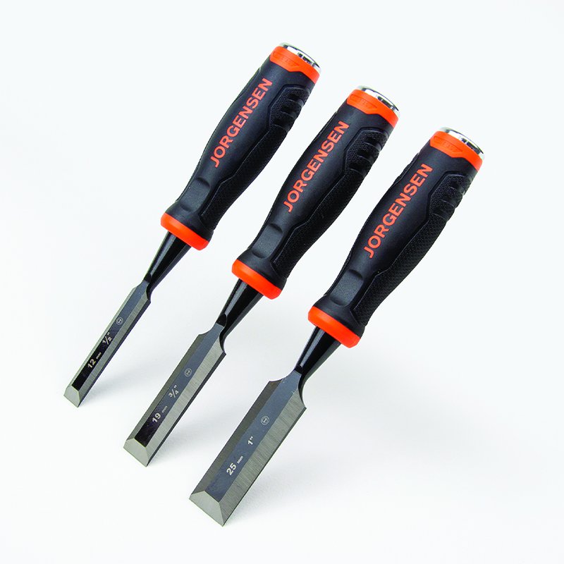 Jorgensen 3 Piece Woodworking Chisel Set Jorgensen 3 Piece Woodworking Chisel Set