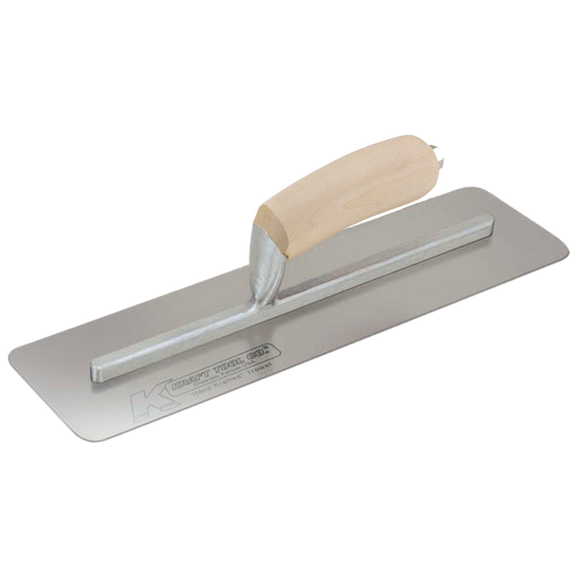 Kraft 14"x4" Carbon Steel Silo Trowel Wood Handle Kraft 14"x4" Carbon Steel Silo Trowel Wood Handle