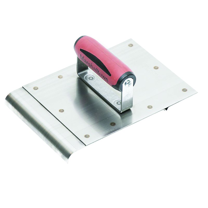 Marshalltown 6"x8" Stainless Steel Hand Edger/Groover 1/2"R 5/8"L