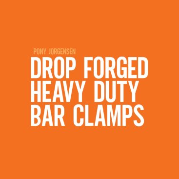 Drop Forged Heavy Duty Bar Clamps